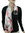 EVAL foulard en soie femme rose - R152