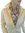 EVAL foulard en soie femme brun - R147