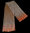 EVAL foulard en soie femme brun - R1267