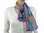 EVAL foulard en soie femme beige - R1250